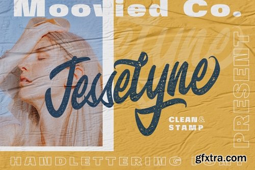 CM - Jesselyne Script (Clean & Rough) 3506927