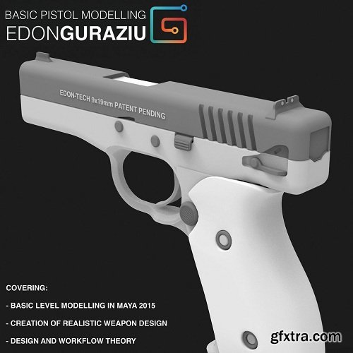 Gumroad – Basic Pistol Modelling with Edon Guraziu