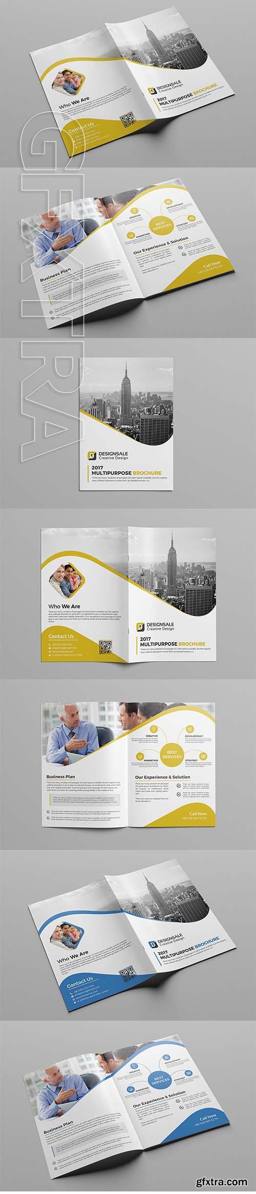 CreativeMarket - Bi Fold Brochure 3347074