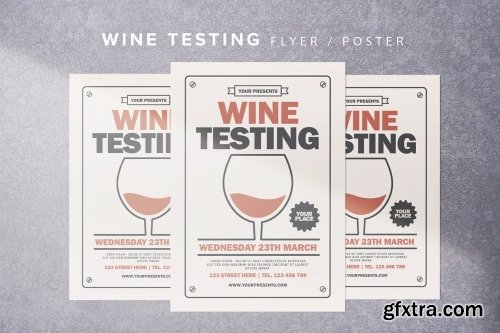 Wine Testing Flyer