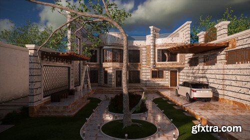 MASTER 3Ds MAX & V-RAY By Designing Arabian House