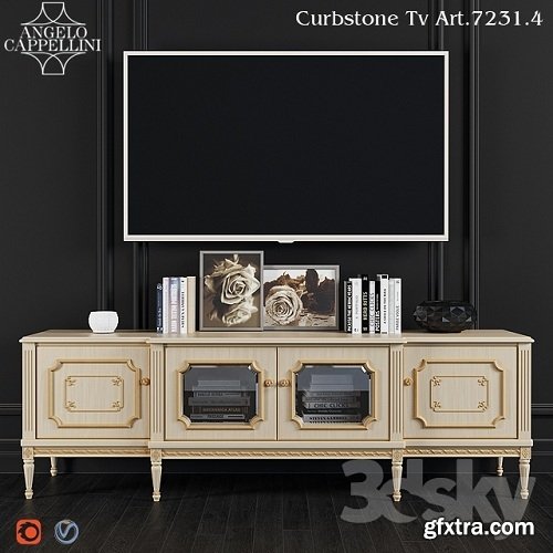 Angelo Cappellini TV Stand Art