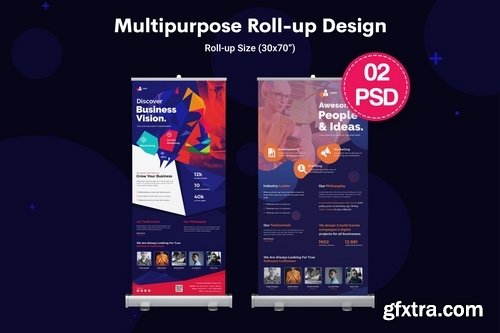 Multipurpose, Business Roll-up Banners