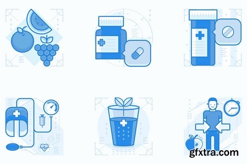 Medical and Healthcare UI UX Illustrations