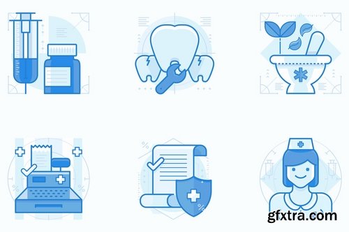 Medical and Healthcare UI UX Illustrations