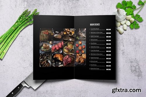 Oriental Bifold Menu Bundle