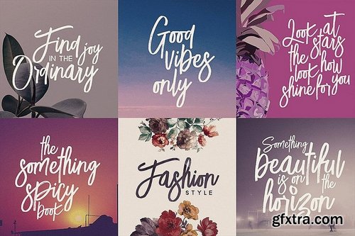 CM - Lucky Fashion Brush Font 3492155