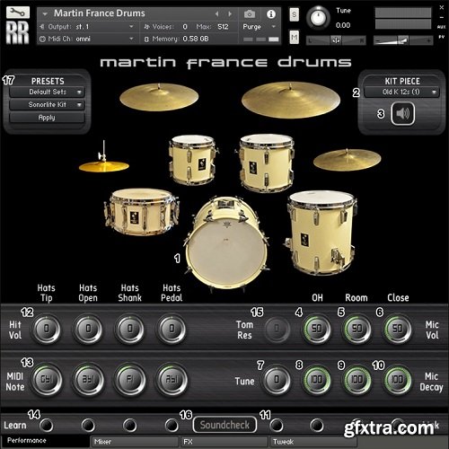 Rattly and Raw Martin France Drums KONTAKT-AWZ