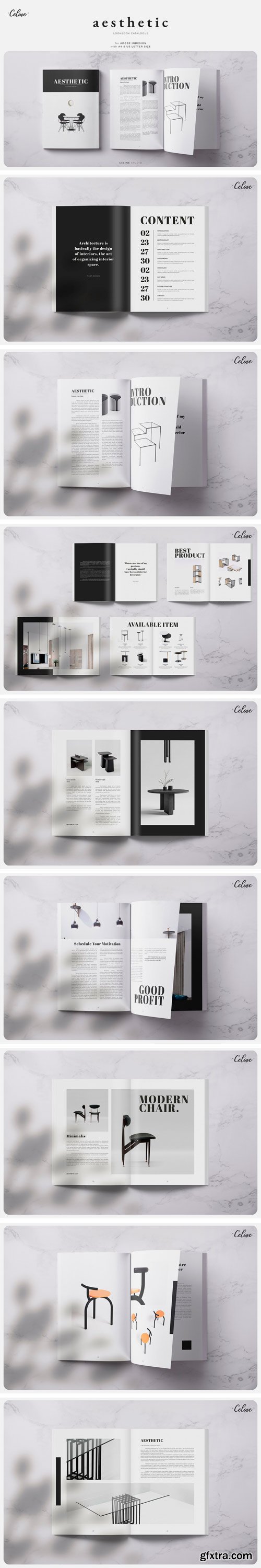 CM - Aesthetic - Catalogue Template 3456796