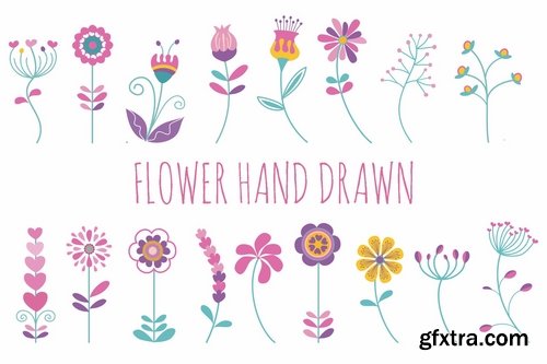 Flower Hand Drawn