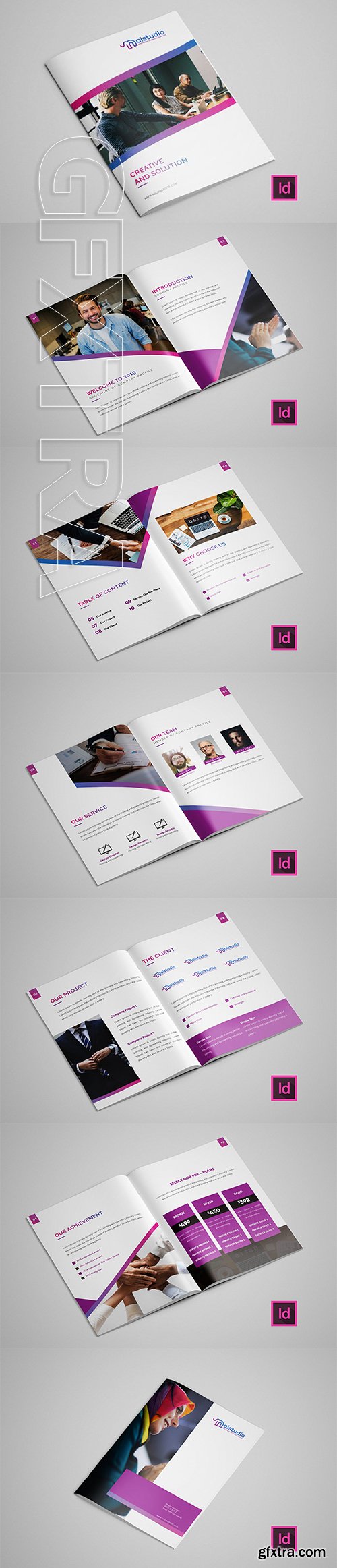 CreativeMarket - Creative Brochure Templates 3501364