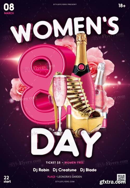 Women’s Day V1 2019 PSD Flyer Template