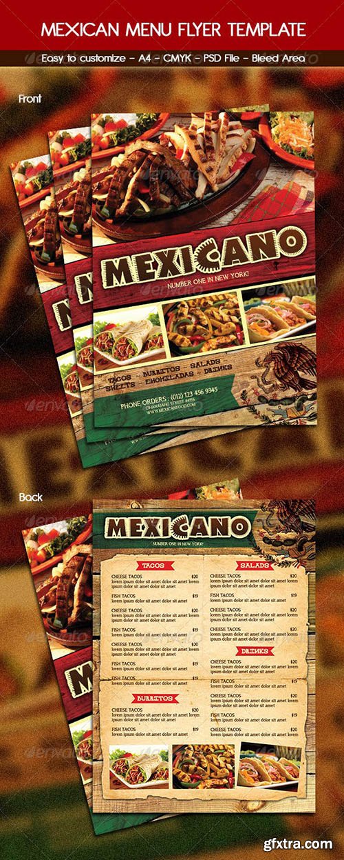 Mexican Food Menu 6248871