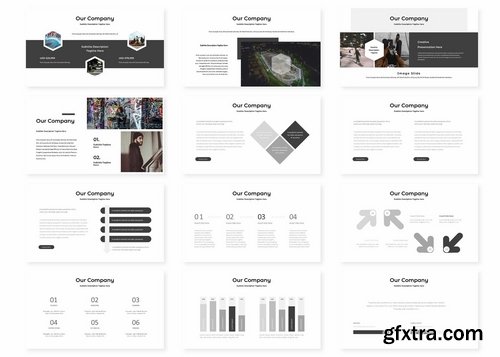 Annual - Powerpoint Keynote and Google Slides Templates