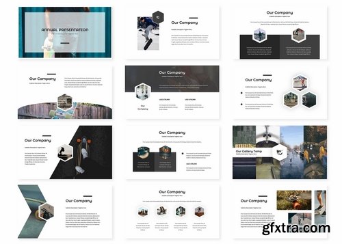 Annual - Powerpoint Keynote and Google Slides Templates