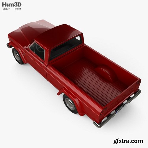 Jeep Gladiator 1962 3D model