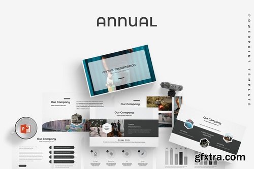 Annual - Powerpoint Keynote and Google Slides Templates