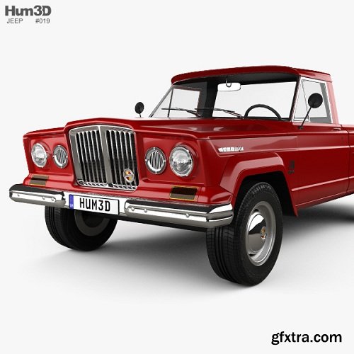 Jeep Gladiator 1962 3D model