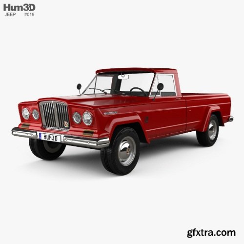 Jeep Gladiator 1962 3D model