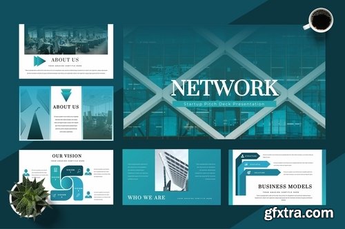 Networking - Powerpoint Keynote and Google Slides Templates