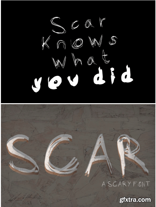 Scar Font