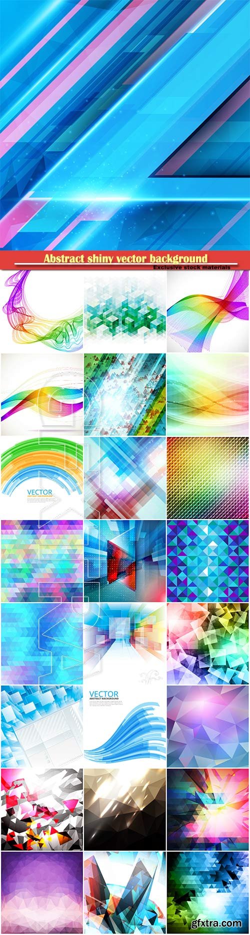 Abstract shiny vector background