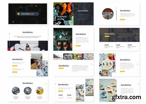 Bordeaux - Powerpoint Keynote and Google Slides Templates