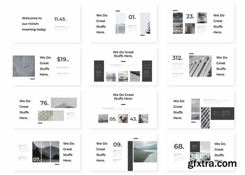 Minim - Powerpoint Keynote and Google Slides Templates