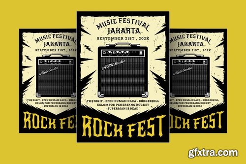 Rock Fest Flyer