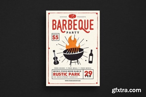 BBQ Event Flyer