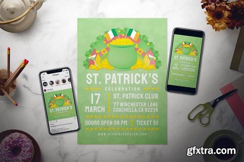 St. Patrick\'s Day Flyer Set