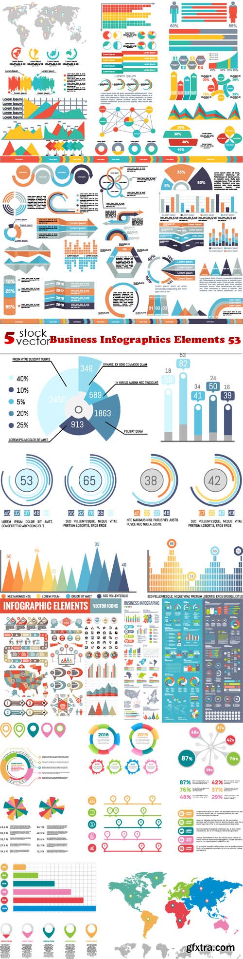 Vectors - Business Infographics Elements 53