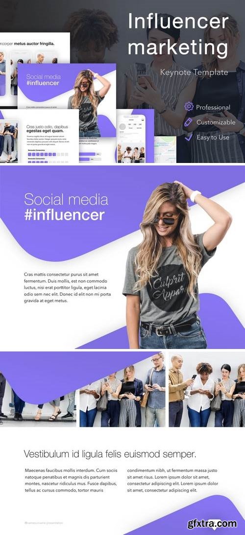 Influencer Marketing Keynote Template