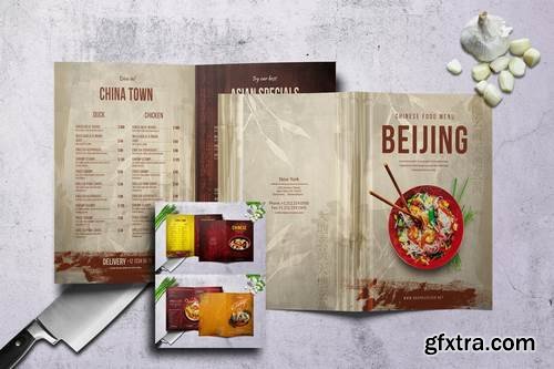 Oriental Bifold Menu Bundle