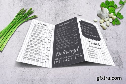 Elegant Trifold Menu Bundle