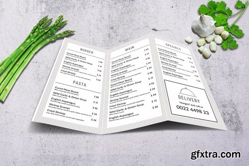 Elegant Trifold Menu Bundle