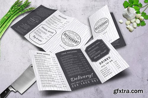 Elegant Trifold Menu Bundle