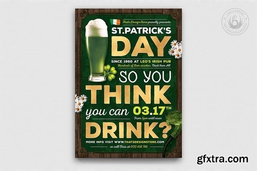 Saint Patricks Day Flyer Template V7