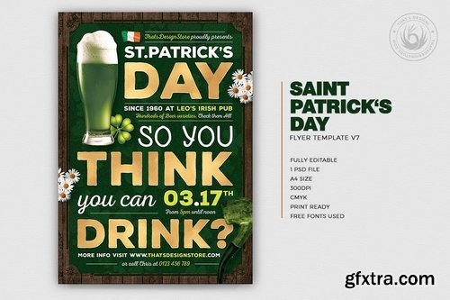 Saint Patricks Day Flyer Template V7