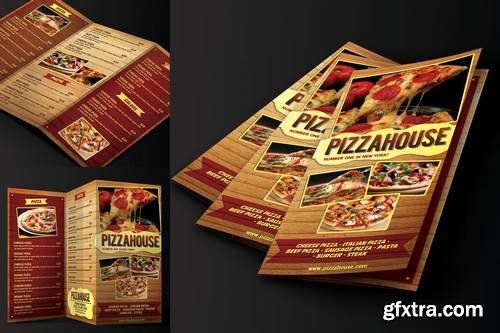 Trifold Pizza Menu