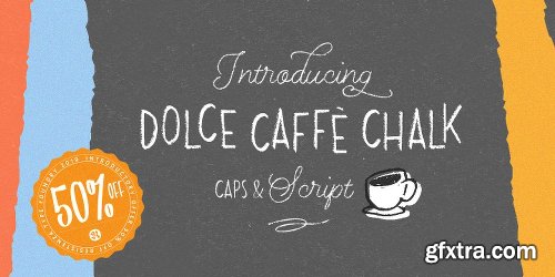 Dolce Caffe Chalk Font Family - 3 Fonts