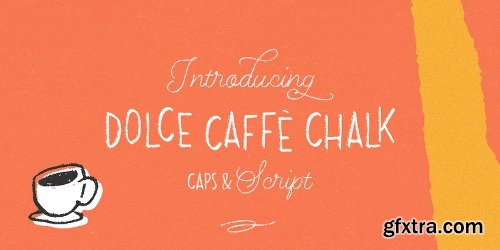 Dolce Caffe Chalk Font Family - 3 Fonts