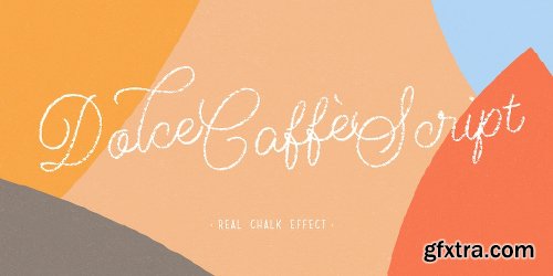 Dolce Caffe Chalk Font Family - 3 Fonts