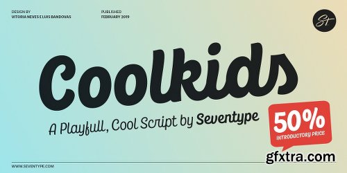 CoolKids Font Family - 4 Fonts