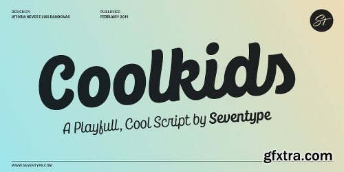 CoolKids Font Family - 4 Fonts