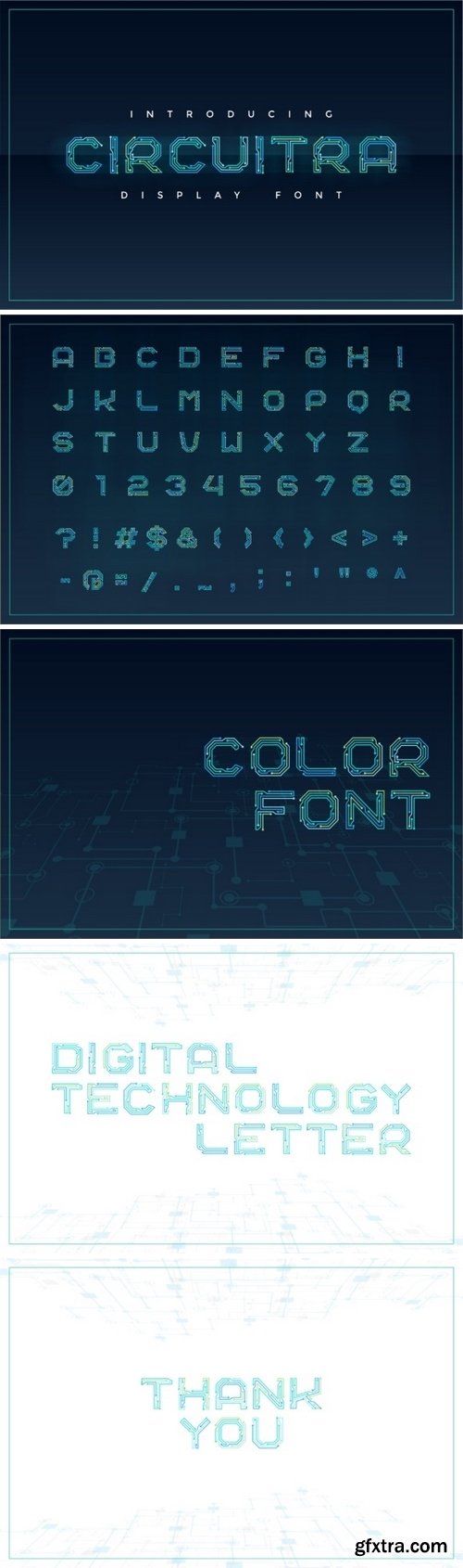 CM - Circuitra Color Font 2373848