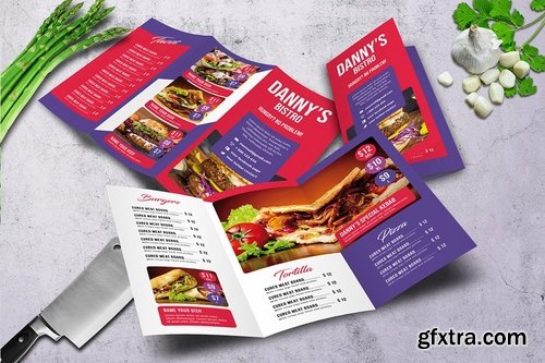 Trifold Food Menu Bundle