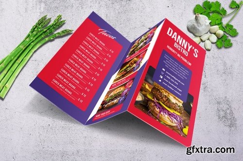 Trifold Food Menu Bundle