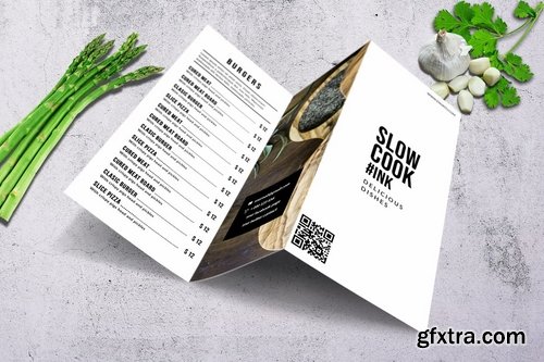 Trifold Food Menu Bundle