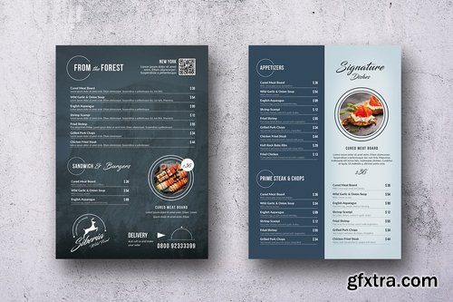 Elegant Single Page Menu Bundle